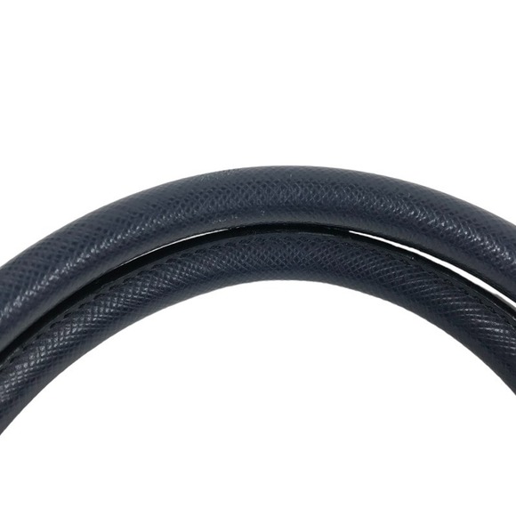 Prada 2way Handbag Leather Navy - Picture 6 of 10